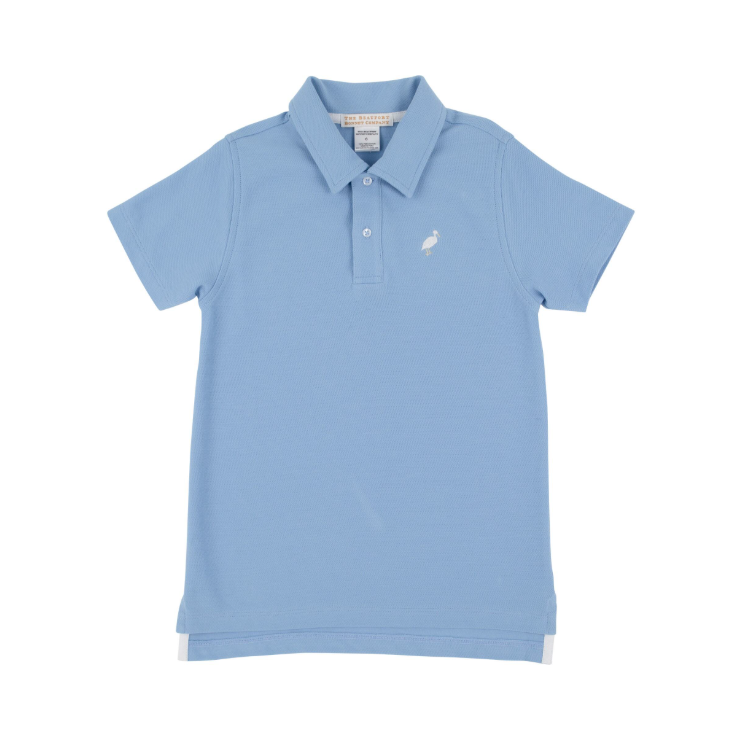 Prim & Proper Beach Polo SS- Sarasota Sky/Multi