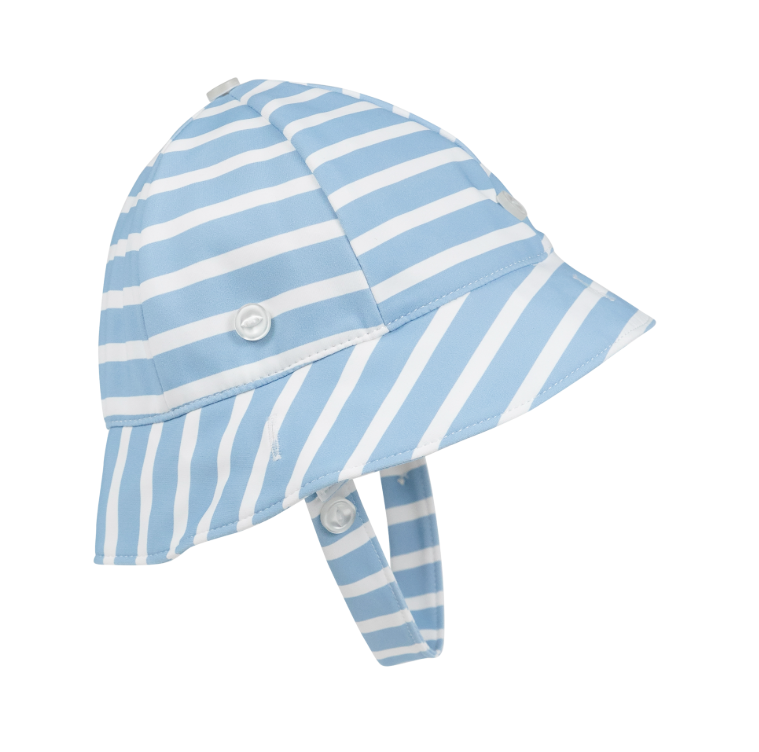 Bucket Swim UPF Hat- Sarasota Sky Stripe