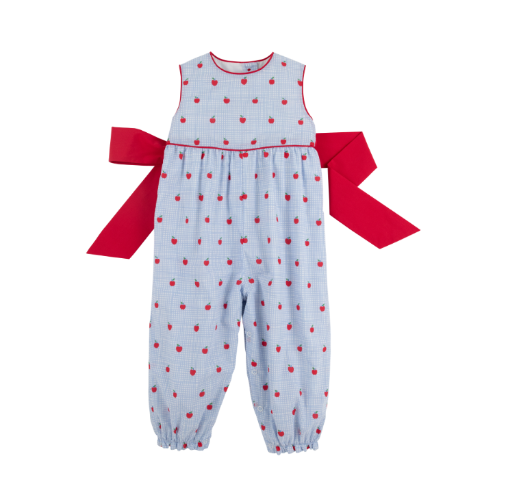 Slvs Rebecca Romper Broadcloth- Apple of My Eye/RR