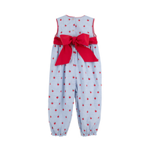 Load image into Gallery viewer, Slvs Rebecca Romper Broadcloth- Apple of My Eye/RR
