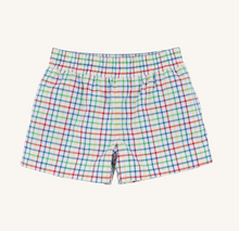 Load image into Gallery viewer, Sheffield Shorts- Kindness Wins Windowpane/Wood Boat Blue
