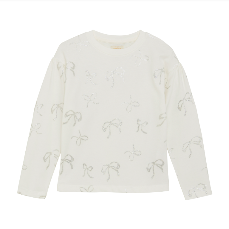 Bows Jersey Shirt LS- Cloud