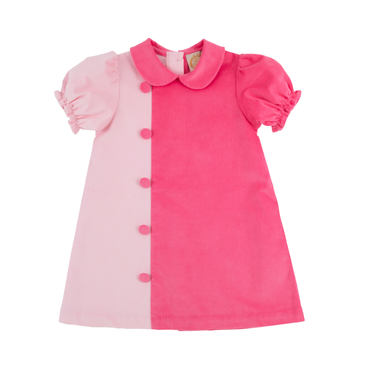 Blaire Button Dress SS- PBP/Romany Rose