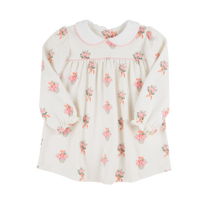 Maerin Fitz Frock LS- Nonesuch Stems/WAW/Sandpearl Pink