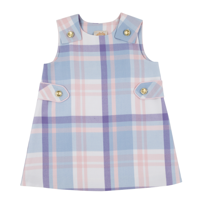 Janie Jumper- Peach Blossom Plaid/PBP