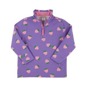 Canter Collar Half Zip- Sanibel Strawberry/Palisades Purple/HHP/WAW