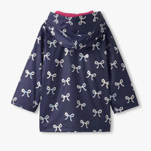 Load image into Gallery viewer, Foil Bows Rain Jacket- Patriot Blue
