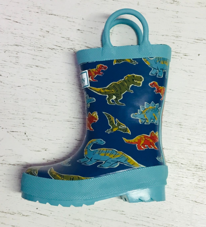 Dino Roar Rain Boots- Star Sapphire