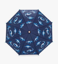 Load image into Gallery viewer, Painted Dinos Umbrella- Patriot Blue
