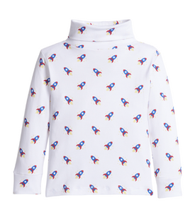 Printed Turtleneck- Rocket