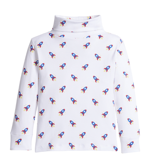 Printed Turtleneck- Rocket