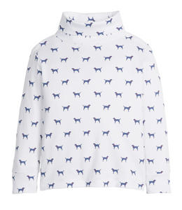 Printed Turtleneck- Navy Labs