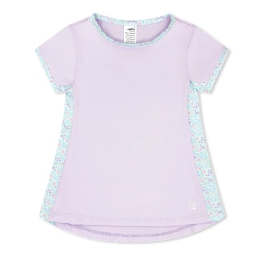 Blair T SS- Petal Purple/Frosted Floral