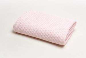 Stonewashed Basket Weave w/ Binding- Pink
