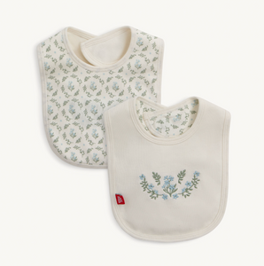 Eloise Organic Cotton Rev Bib w/ Embr