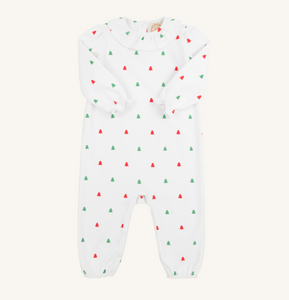 LS Ramona Ruffle Romper- Thomas Point Tree Farm