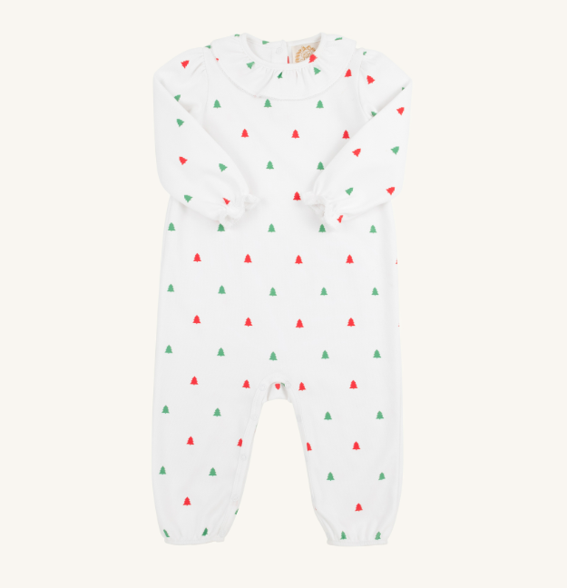 LS Ramona Ruffle Romper- Thomas Point Tree Farm