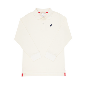 Prim & Proper Polo LS- Palmetto Pearl/NN