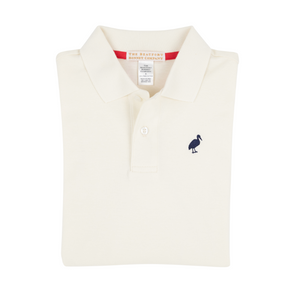 Prim & Proper Polo LS- Palmetto Pearl/NN