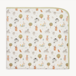 Funny Farm Organic Cotton Baby Blanket