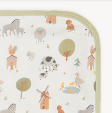 Load image into Gallery viewer, Funny Farm Organic Cotton Baby Blanket
