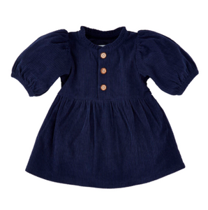 Navy Corduroy Dress