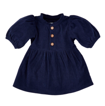 Navy Corduroy Dress