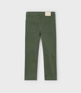 5 Pocket Slim Fit Basic Pant - Olive