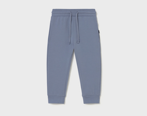 Baby Basic Cuffed Fleece Trouser- Iceberg