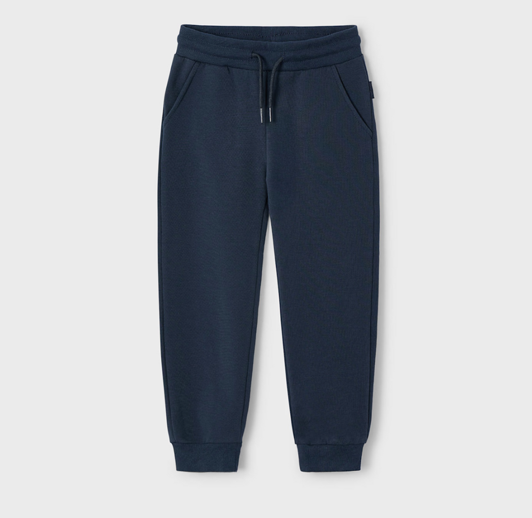 Basic Cuff Fleece Trouser- Navy