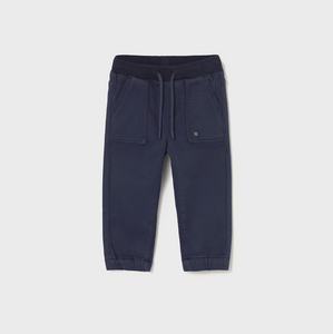 Baby Twill Joggers- Blue