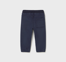 Load image into Gallery viewer, Baby Twill Joggers- Blue
