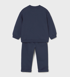 Baby Bear Sweatshirt & Pant Set- Blue