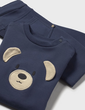 Load image into Gallery viewer, Baby Bear Sweatshirt &amp; Pant Set- Blue

