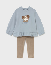Load image into Gallery viewer, Baby Puppy Tunic &amp; Leggings Set- Mole
