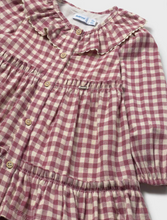 Load image into Gallery viewer, Baby Gingham Vichy Dress- Rose/Blush
