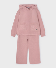 Load image into Gallery viewer, Knit Pants &amp; Hoodie Set- Makeup
