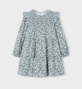 Ikat Print Dress- Sage