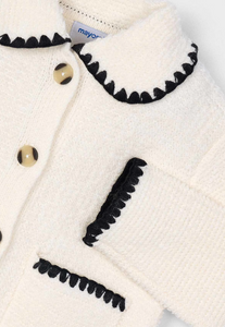 Chunky Knit Jacket- Almond