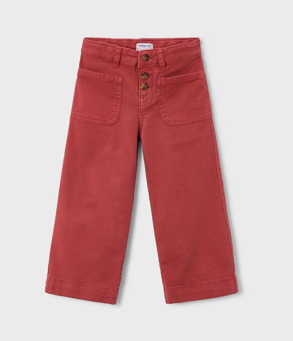 Twill Marine Pants- Dark Red/Tandoori