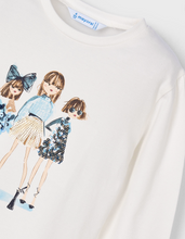Load image into Gallery viewer, Dolls T-Shirt- Cream &amp; Navy
