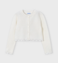 Load image into Gallery viewer, Knit Link Cardigan- Natural/Ecru
