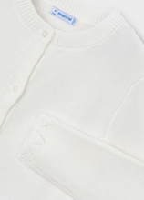 Load image into Gallery viewer, Knit Link Cardigan- Natural/Ecru
