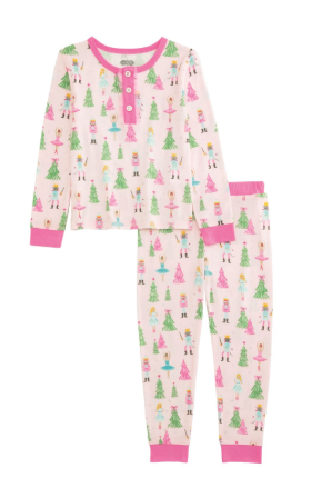 Nutcracker Pajamas- Pink