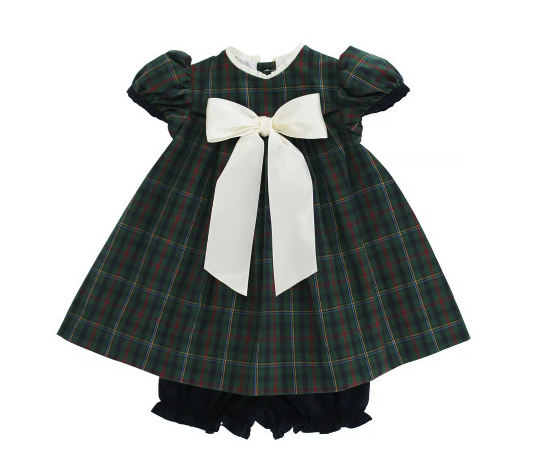 Watson Plaid Float Dress w/ Bloomers