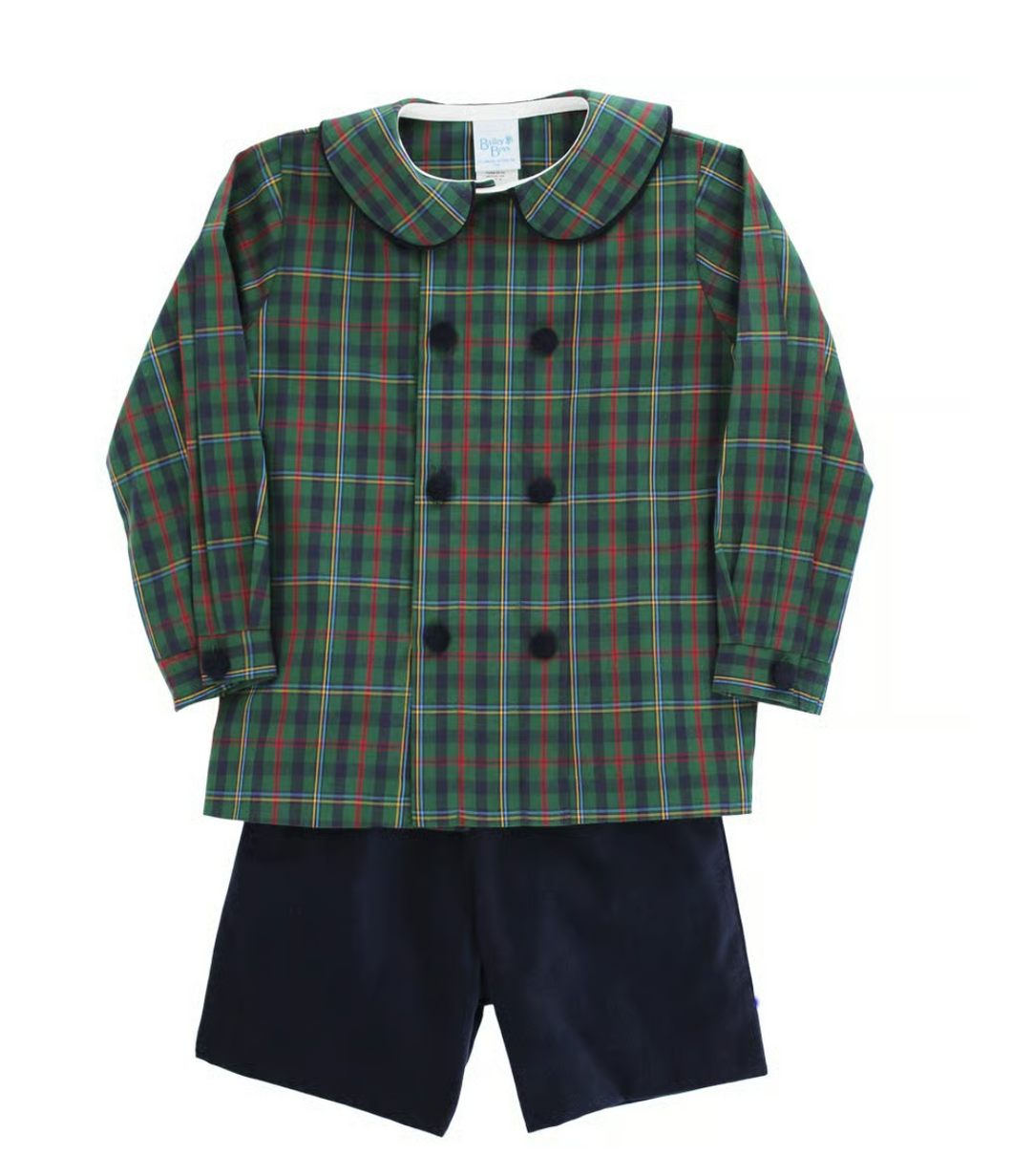 Watson Plaid Dressy Short Set