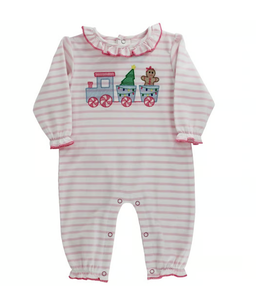 Gingerbread Express Kendall Romper