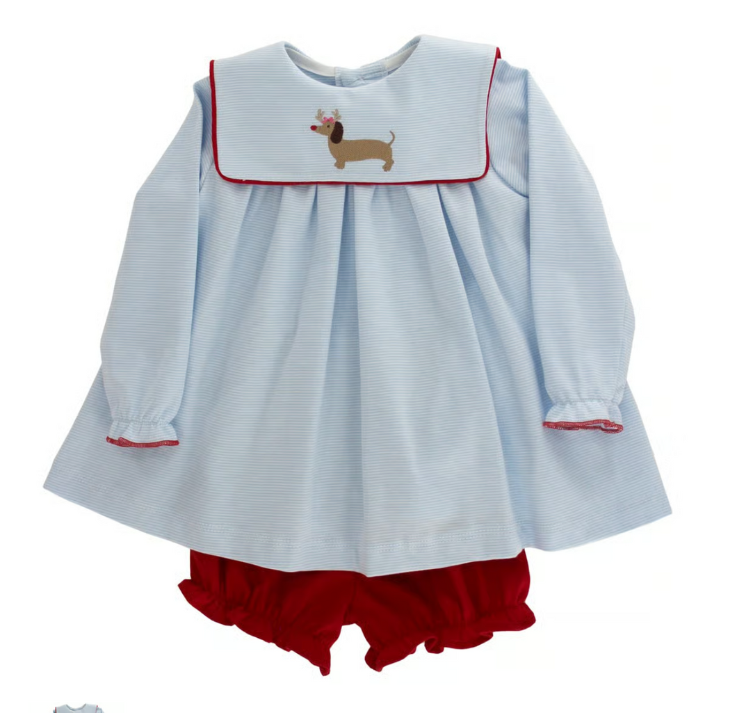 Reindog Ralph Knit Float Dress w/ Bloomers