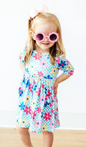 Crazy Daisy Pocket Twirl Dress
