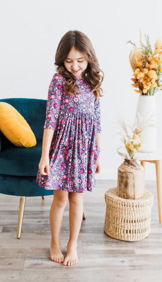 Flower Farm Pocket Twirl Dress
